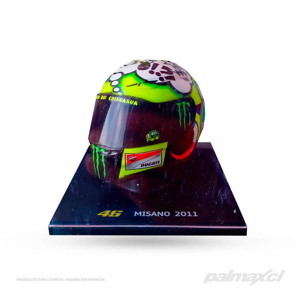 Casco de colección 1:5 Valentino Rossi Misano 2011 | VR46