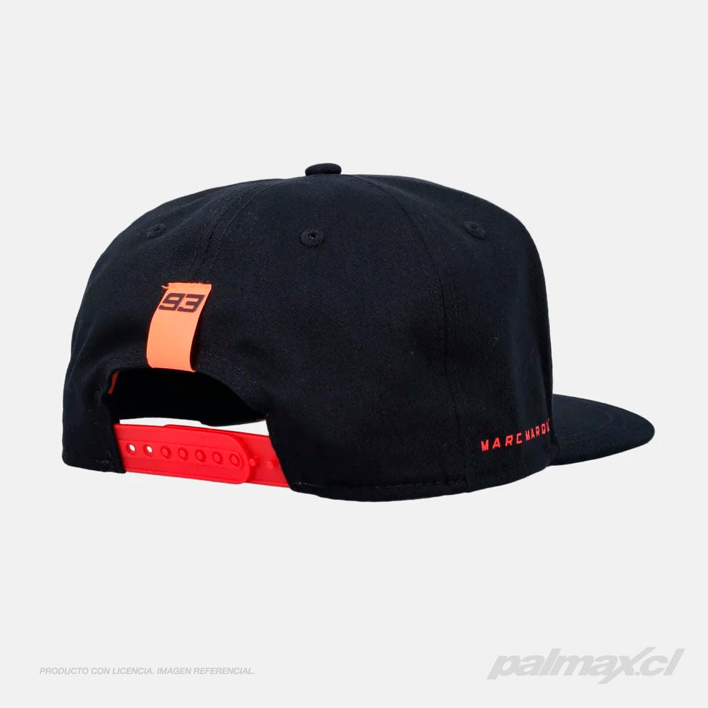 Gorra Marc Márquez 93 Visera Plana Negra – Oficial MotoGP | GP Racing Apparel (Copia)