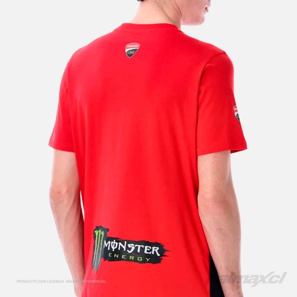 Polera / Camiseta Ducati Corse x Monster Energy Diagonal | GP Racing Apparel