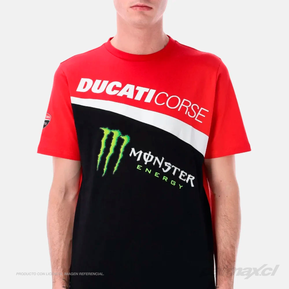 Polera / Camiseta Ducati Corse x Monster Energy Diagonal | GP Racing Apparel