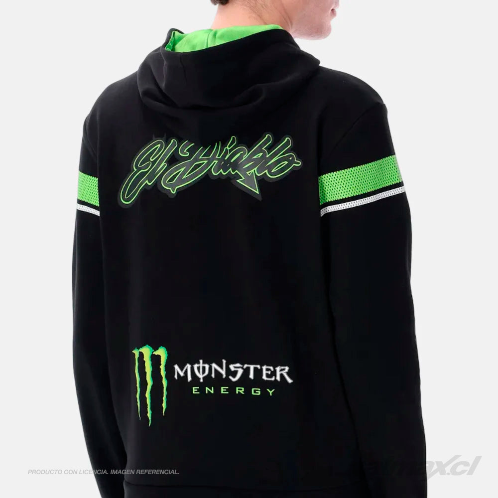 Poleron / Sudadera con capucha Monster Energy El Diablo 20 – Oficial MotoGP | GP Racing Apparel