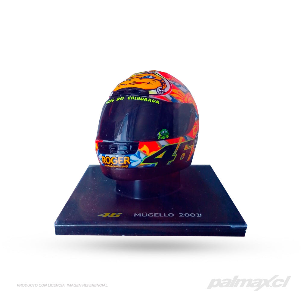 Casco de colección 1:5 Valentino Rossi Mugello 2001 | VR46