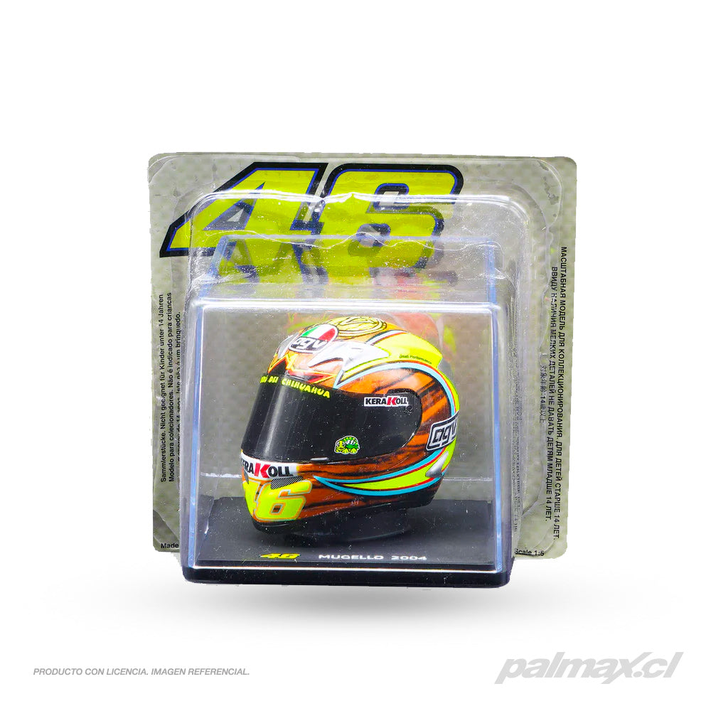 Casco de colección 1:5 Valentino Rossi Muguello 2004 | VR46