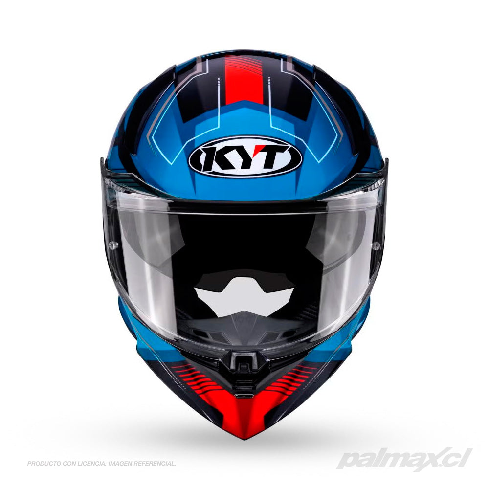 Casco integral full face modelo R2R Parsec Matt Blue Red | KYT Helmets
