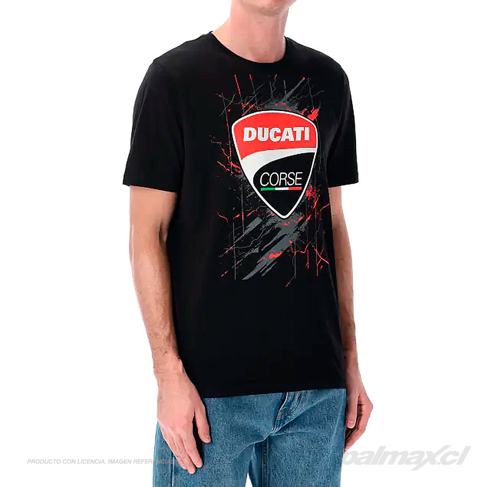 Polera / camiseta Ducati Corse Scratched '25 | GP Racing Apparel