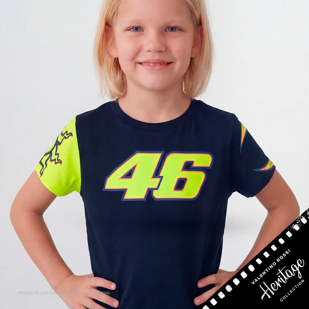 Polera / camiseta infantil unisex Sole Luna 46 Heritage | VR46
