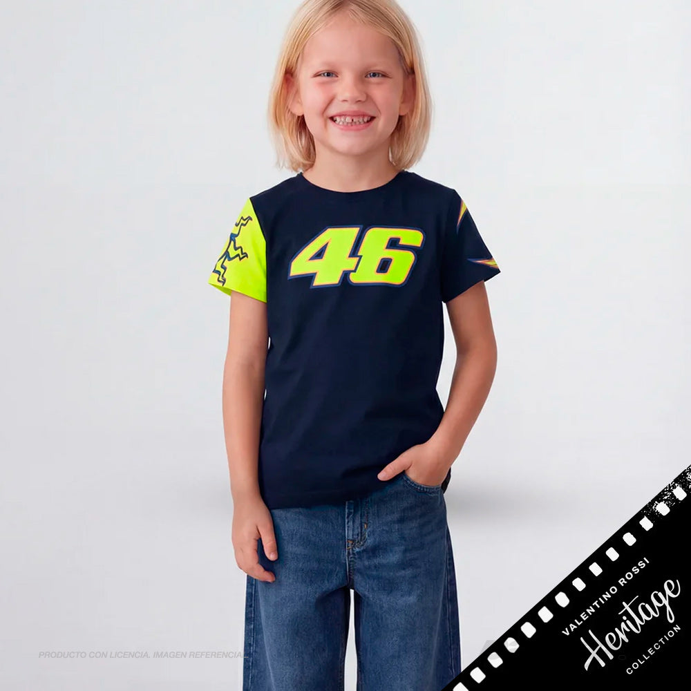 Polera / camiseta infantil unisex Sole Luna 46 Heritage | VR46