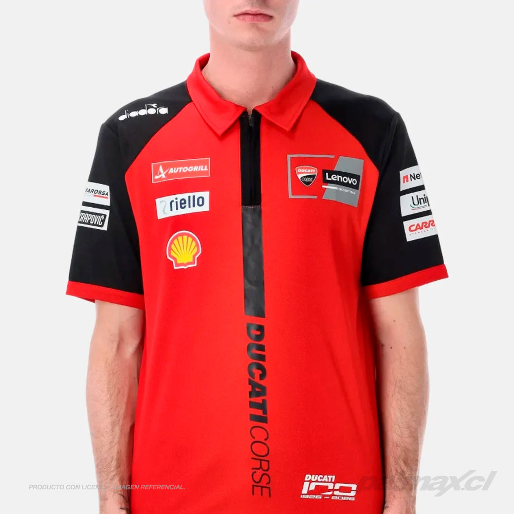 Polera / Camiseta Polo Team Ducati Lenovo 2026 – Oficial MotoGP | GP Racing Apparel