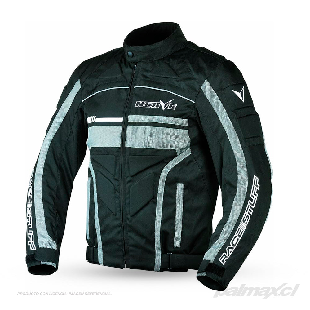 Chaqueta Race Stuff Black Silver Grey | Nerve