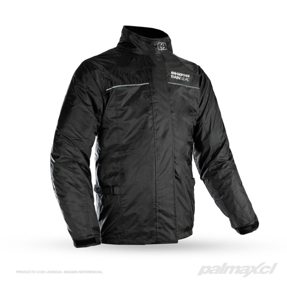 Chaqueta impermeable Oxford Rainseal negra | Oxford Products
