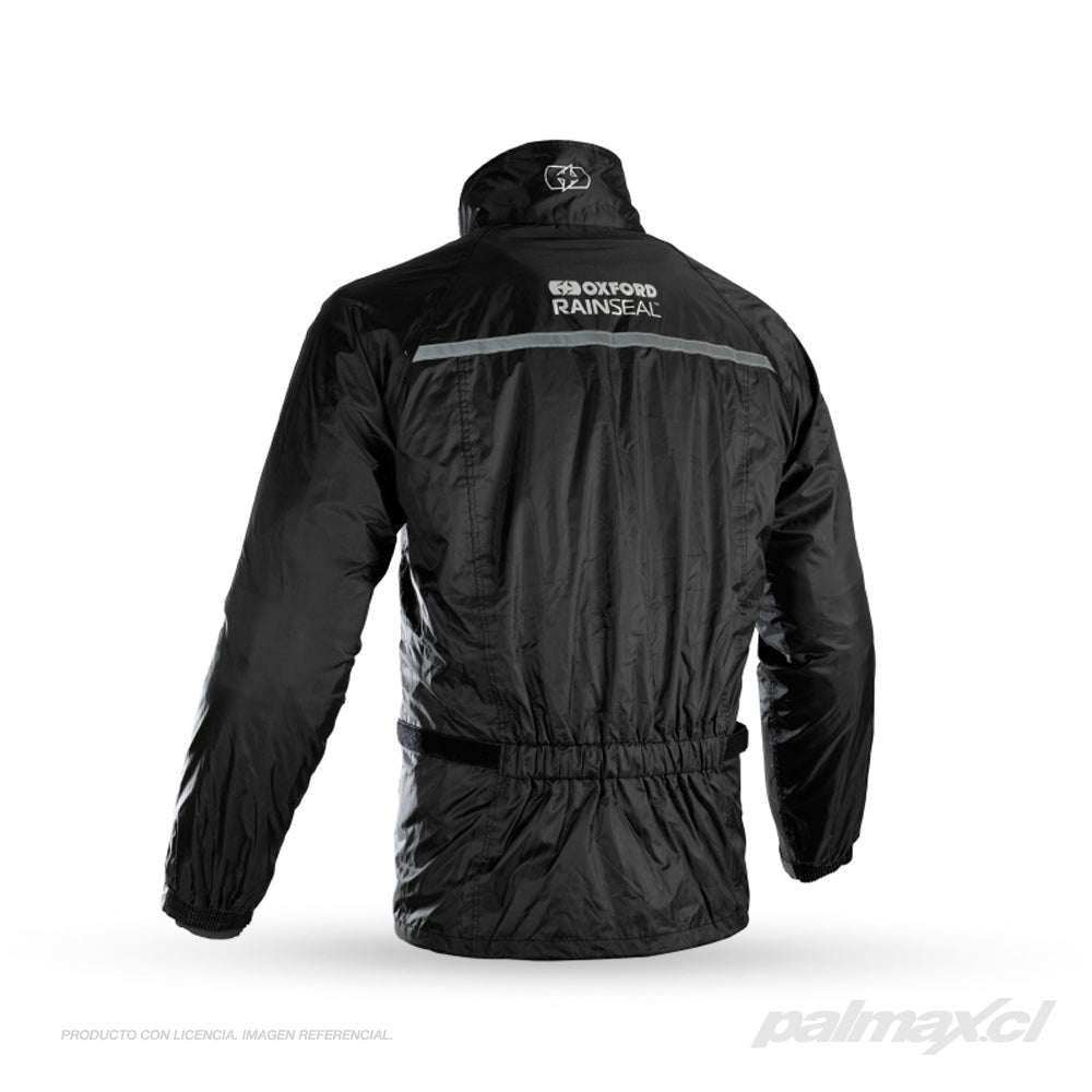 Chaqueta impermeable Oxford Rainseal negra | Oxford Products