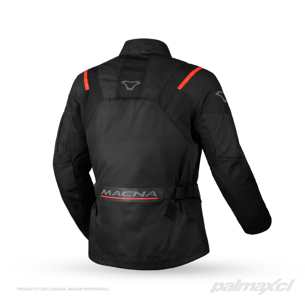 Chaqueta adventure Rancher 2.0 Negro / Rojo | Macna