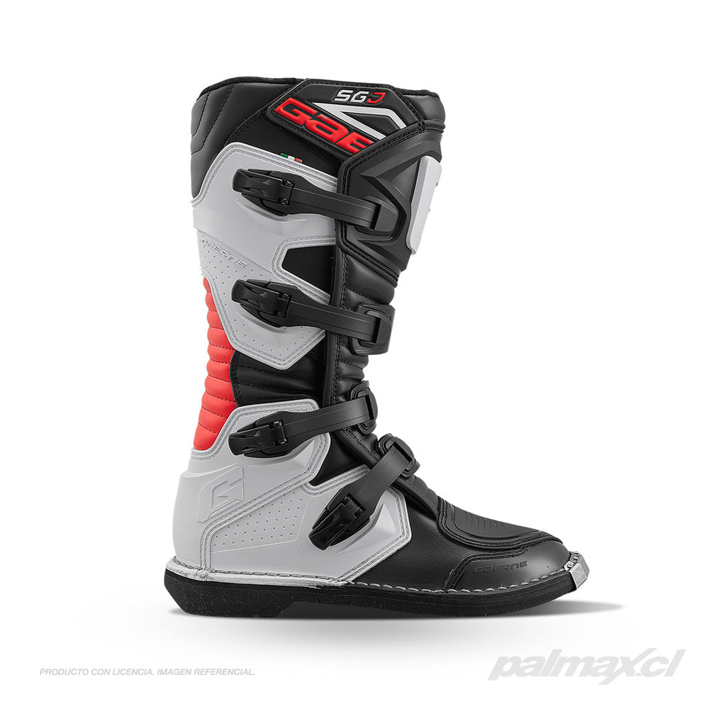 Botas Mx / Enduro infantil SGJ Black White Red | Gaerne