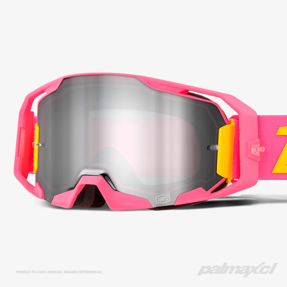Antiparra Off-Road modelo ARmatic Snakpak Silver Lens | 100 Percent