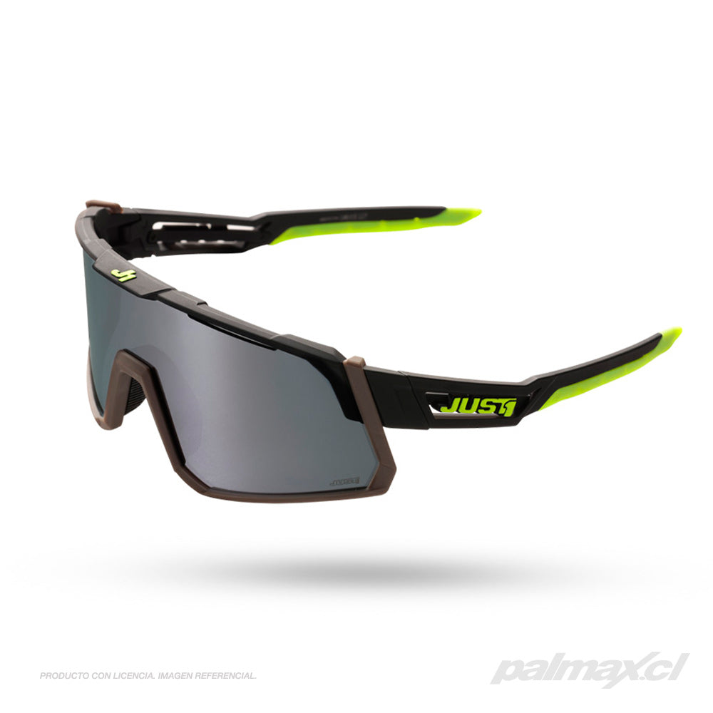 Lentes deportivos Sniper Black Fluo Silver Lens | JUST 1