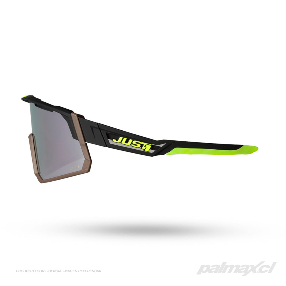 Lentes deportivos Sniper Black Fluo Silver Lens | JUST 1