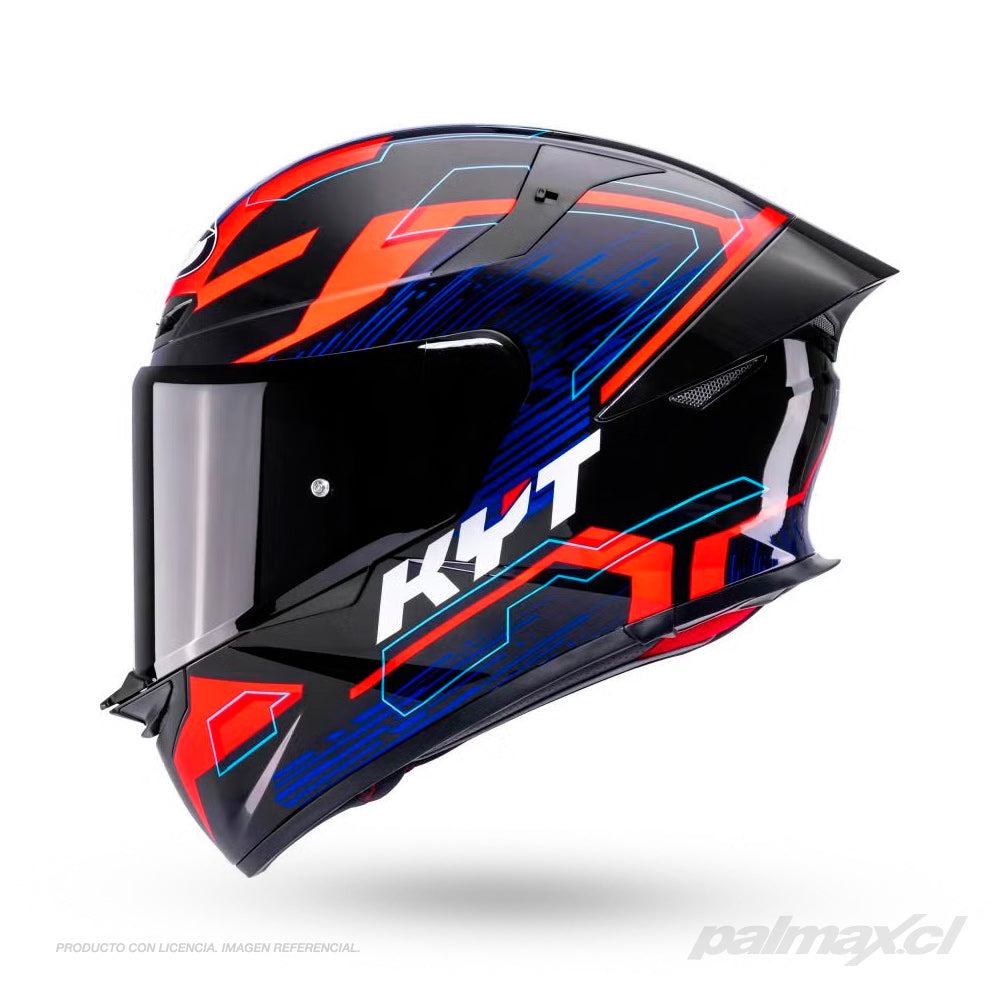 Casco integral para calle modelo TT-Revo Speeding Black Red Blue | KYT Helmets