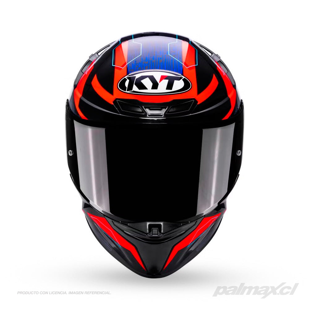 Casco integral para calle modelo TT-Revo Speeding Black Red Blue | KYT Helmets