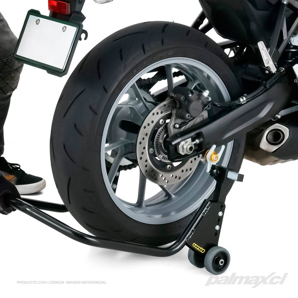 Set de Spools de soporte para caballete EZ Swingarm M8 (dorado) | Zeta Racing