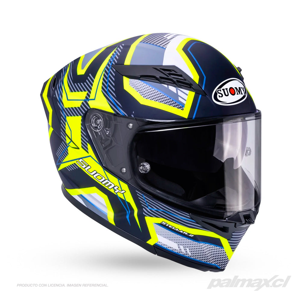 Casco integral STELLAR 2 Blackstar Matt Black Yellow | Suomy