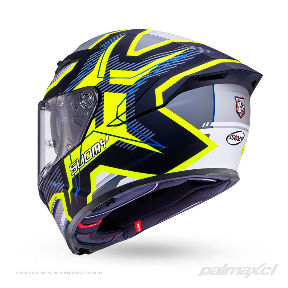 Casco integral STELLAR 2 Blackstar Matt Black Yellow | Suomy