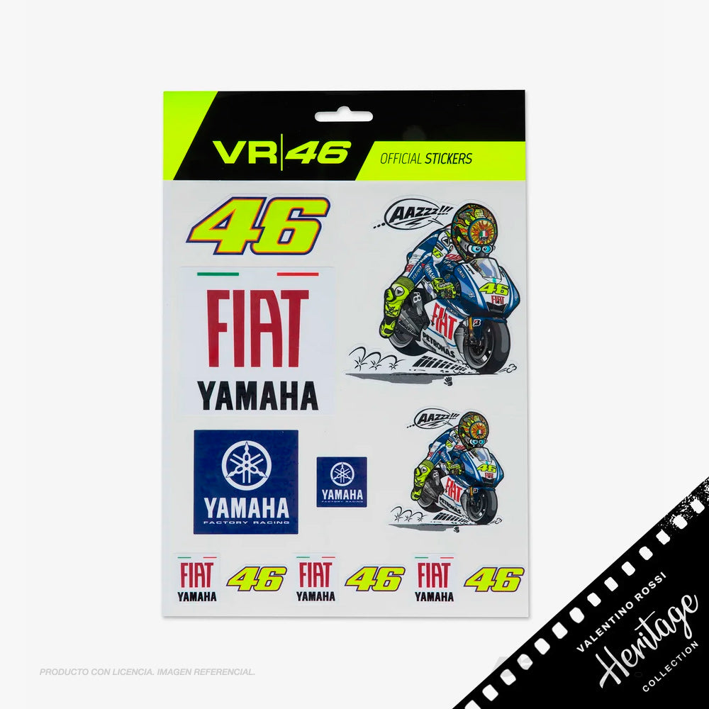 Set de stickers 46 Fiat Yamaha | VR46