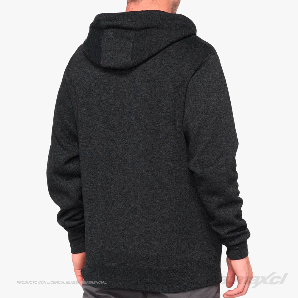 Polerón modelo Syndicate Black Heather White | 100 Percent