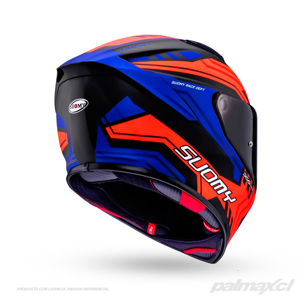 Casco integral Track-1 Framework Matt Black Red Blue | Suomy