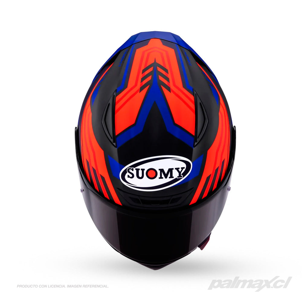 Casco integral Track-1 Framework Matt Black Red Blue | Suomy