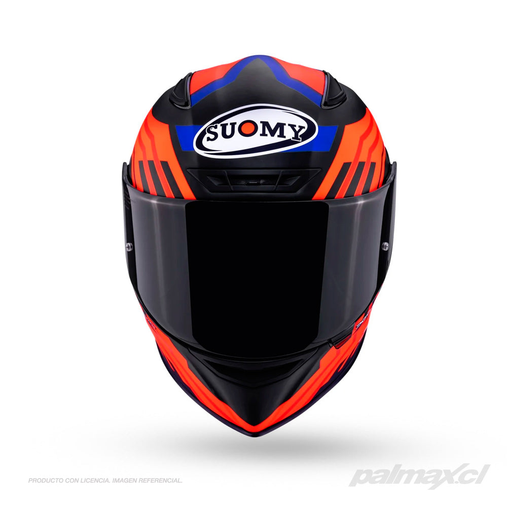 Casco integral Track-1 Framework Matt Black Red Blue | Suomy