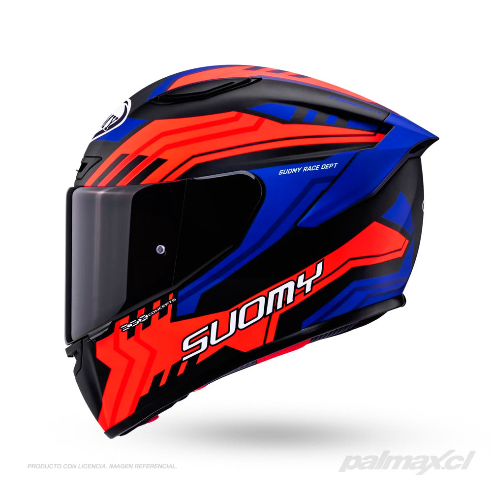 Casco integral Track-1 Framework Matt Black Red Blue | Suomy
