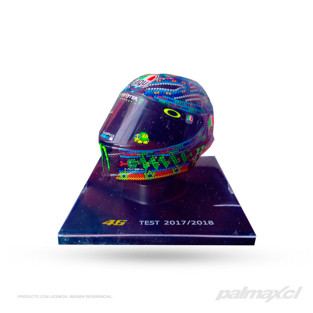 Casco de colección 1:5 Valentino Rossi Test 2017 - 2018 | VR46