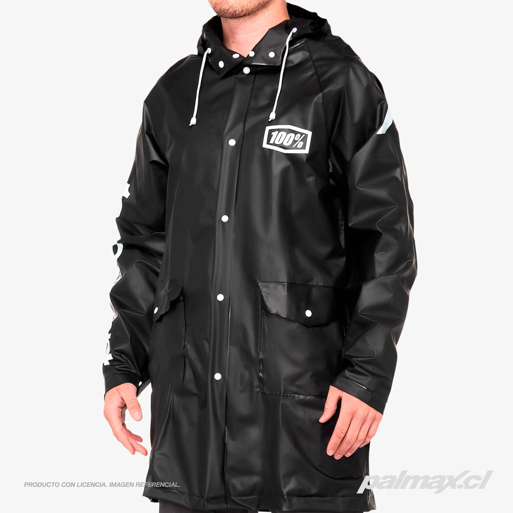 Chaqueta impermeable Torrent Black | 100 Percent