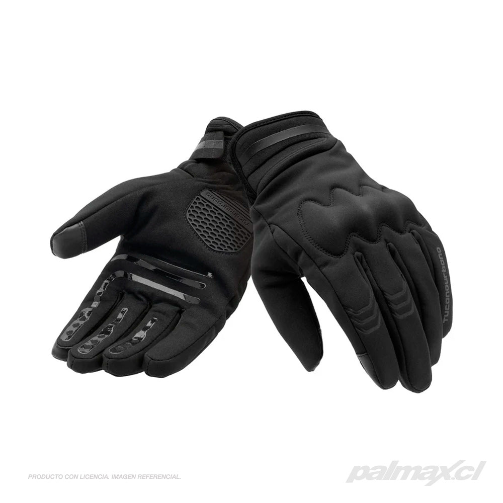 Guantes para moto modelo TURBO HYDROSCUD® Black | Tucano Urbano