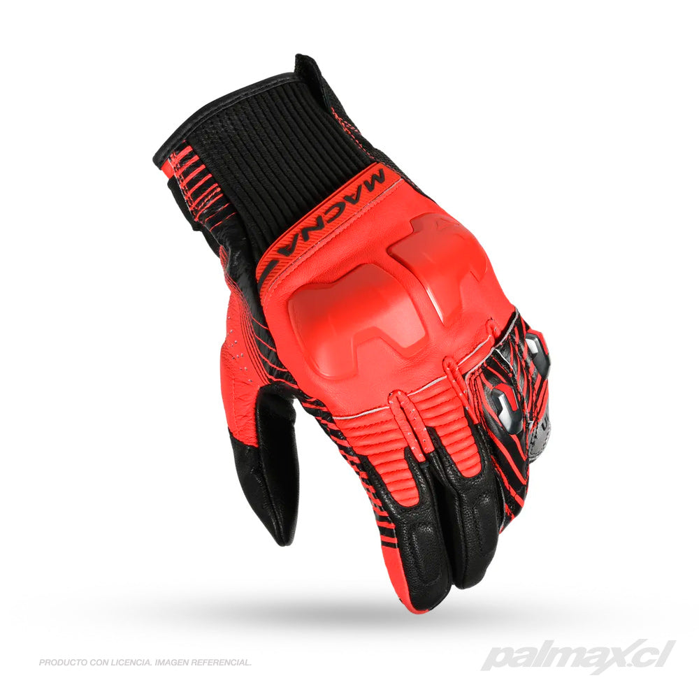 Guantes para moto de calle modelo Ultraxx rojo / negro | Macna