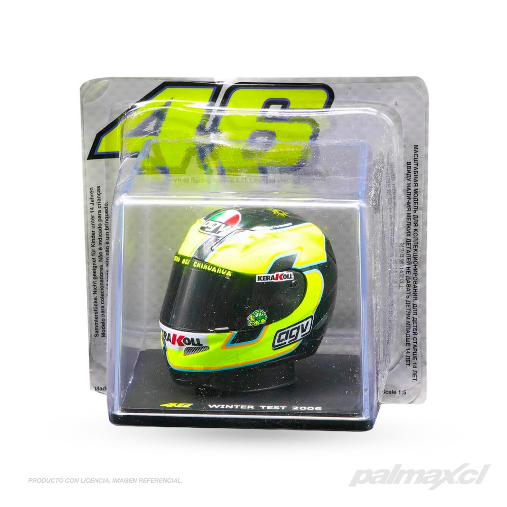 Casco de colección 1:5 Valentino Rossi Winter Test 2006 | VR46