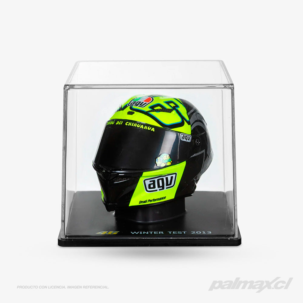 Casco de colección 1:5 Valentino Rossi Winter Test 2017 | VR46