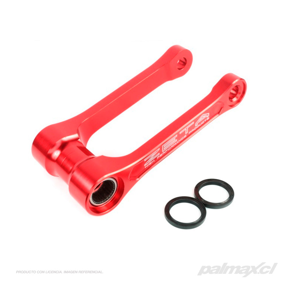 Kit de bieletas para bajar altura (30mm) para Honda CRF (color rojo) | Zeta Racing