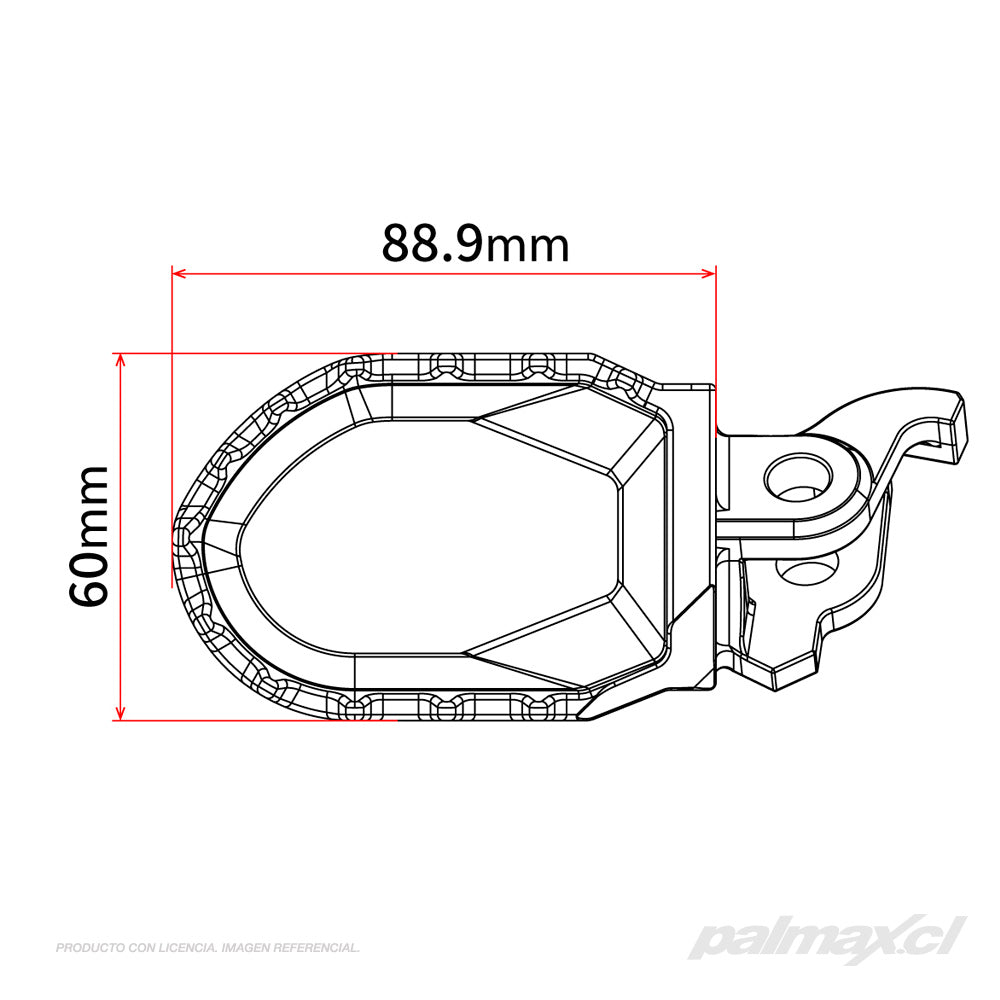 Pedalines/estriberas anchas color oilslick para KTM SX250 | Zeta Racing