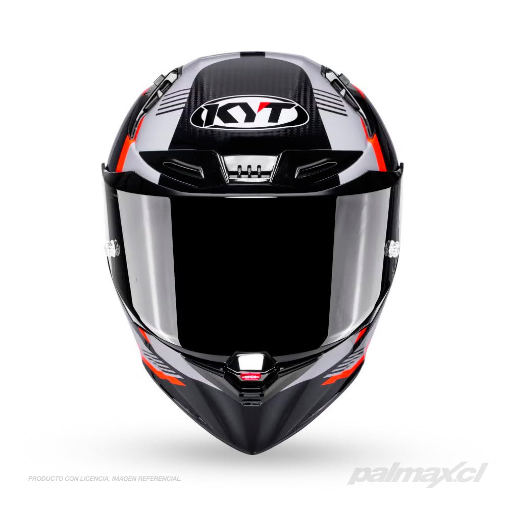 Casco integral de carbono para carrera R1R Carbon Zone Orange | KYT Helmets