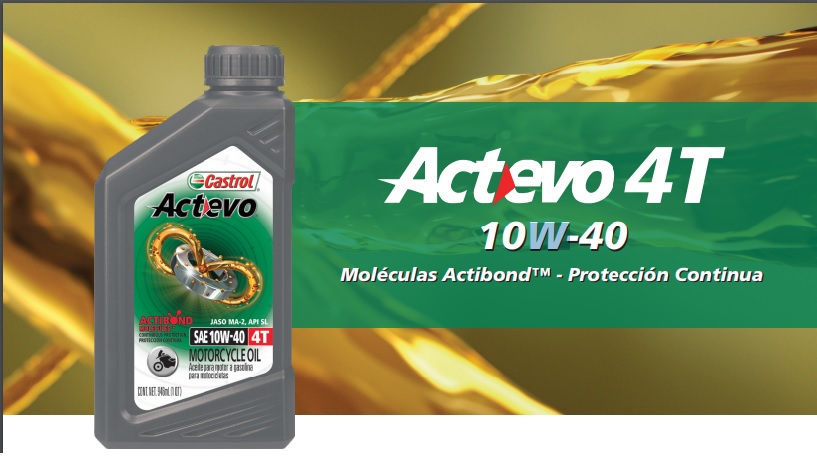 Aceite Castrol Actevo 10W/40 - PALMAX Tienda de Motos, Ropa y