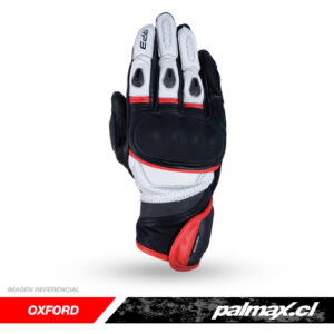 Guantes cortos RP-3 2.0 (Blanco/negro/rojo) | Oxford