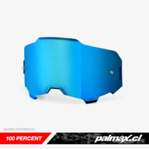 Mica HD azul espejada para Armega | 100 Percent