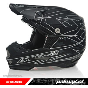 Casco motocross / enduro ATR-2 Super Patriot Black | 6D Helmets