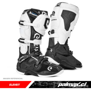 Botas de Motocross / Enduro X-Legend White/Black | Eleveit