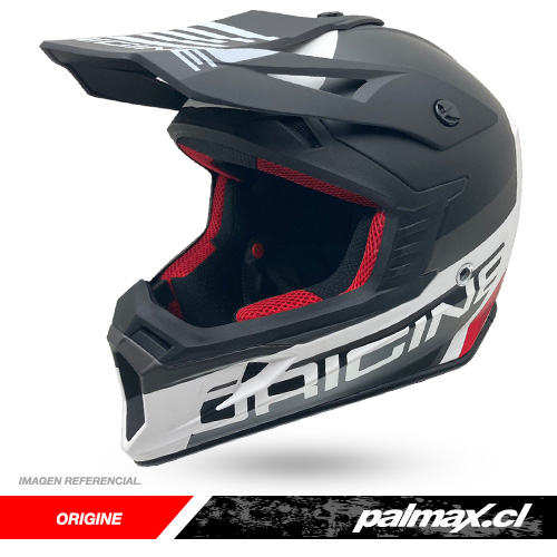 Casco Motocross / Enduro Hero Black White  Origine - PALMAX Tienda de  Motos, Ropa y Accesorios