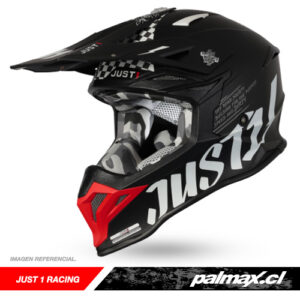 Casco motocross / enduro J39 Rock Red White Black | Just 1 Racing