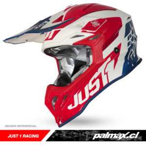 Casco motocross / enduro J39 Stars Red Blue | Just 1 Racing