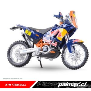 Moto rally Dakar escala 1:18 (Burago) | Red Bull / KTM