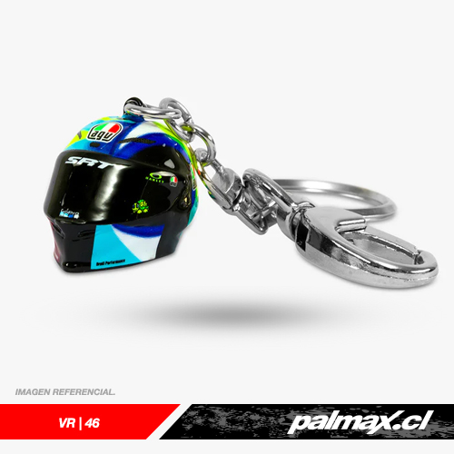 Llavero casco 3D  VR 46 - PALMAX Tienda de Motos, Ropa y Accesorios